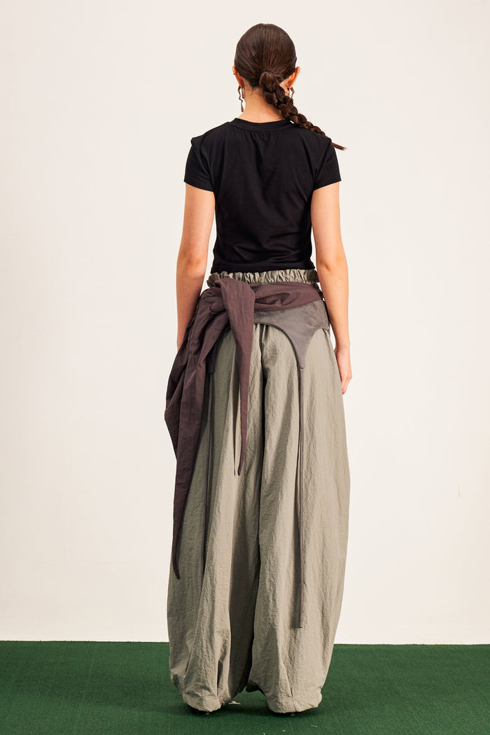 Anouk Asymmetric Deconstruct Barrel Pants