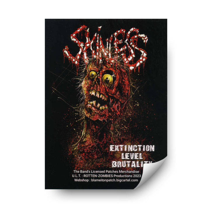 skinless Extinction Level Brutality Sticker