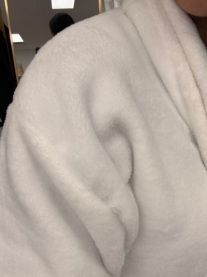 LUXE PLUSH ROBE - Mom of the year (White) - Intimate Whispers
