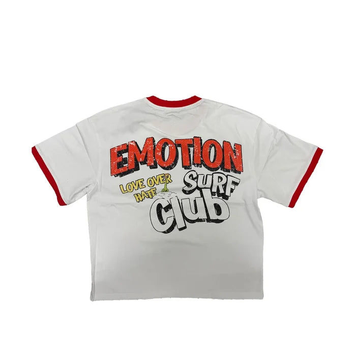 Mixed Emotion - Surf Club Tee - White