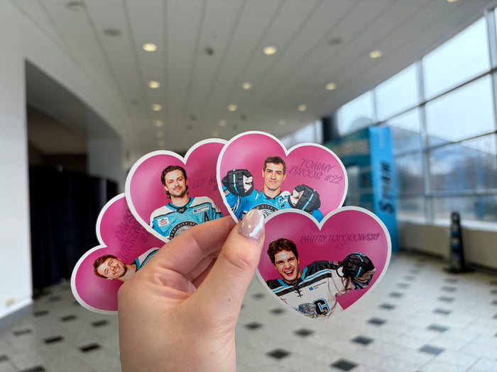 Player Valentine Stickers