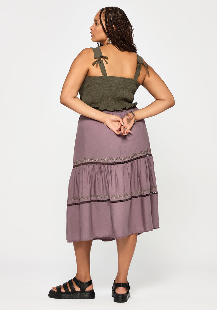 Siora Folklore Embroidered Corset Top