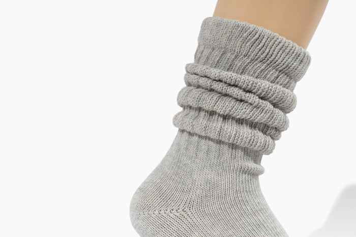 Slouchy Socks Grey - Intimate Whispers