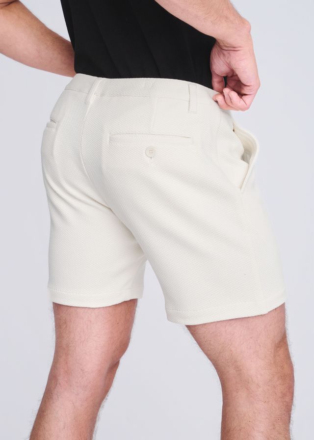 TEXTURED STRETCH KNIT CHINO SHORTS