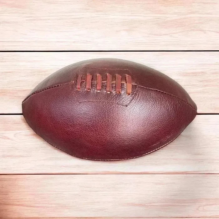 Woesmooi Genuine Leather Rugby Ball replica made from premium leather for awards