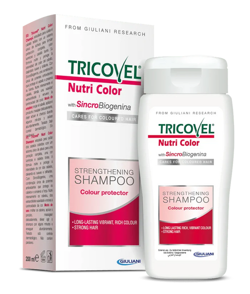 تريكوفيل شامبو 200مل للشعر المصبوغ  - Tricovel Protective Color Care Shampoo 200ml