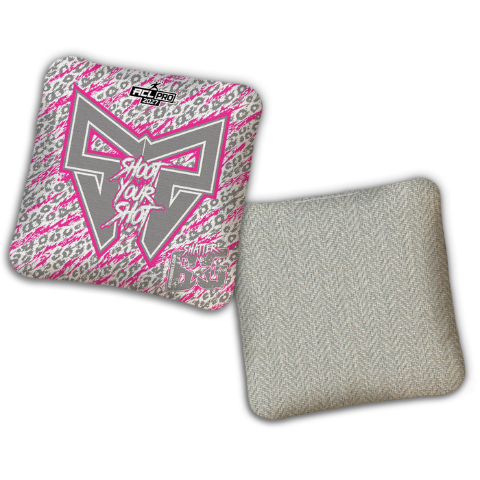 2026 BG Multiple Bag Models "Shoot Your Shot” Collab - ACL Pro Stamped Cornhole Bags - SET OF 4 BAGS
