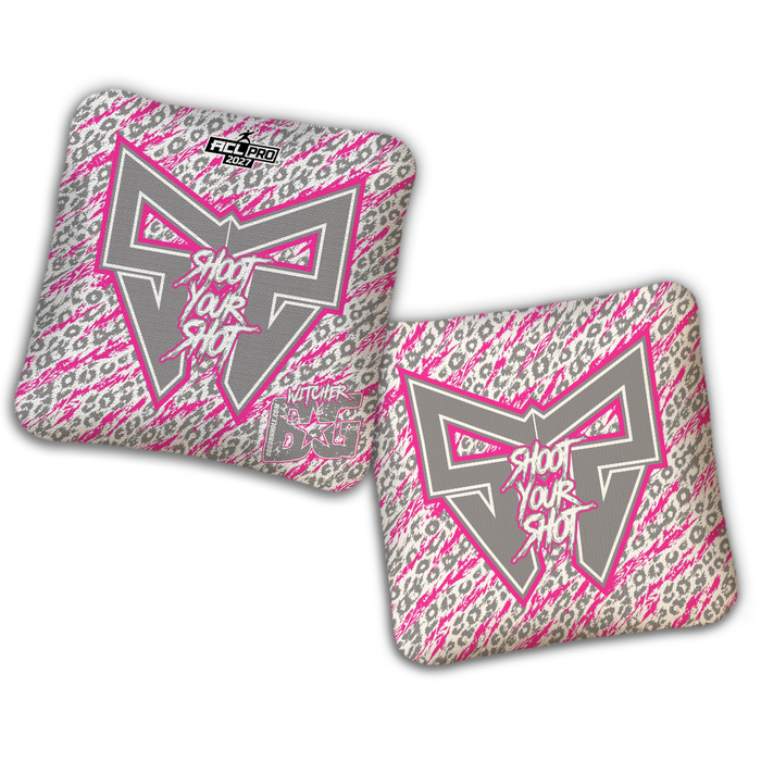2026 BG Multiple Bag Models "Shoot Your Shot” Collab - ACL Pro Stamped Cornhole Bags - SET OF 4 BAGS