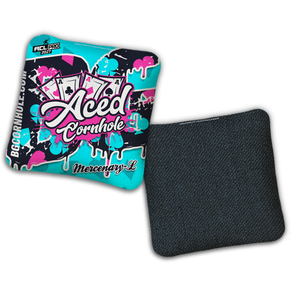 2027 BG Multiple Bag Models - "Aced Suits” Ace Cornhole Collab - ACL Pro Stamped Cornhole Bags - SET OF 4 BAGS