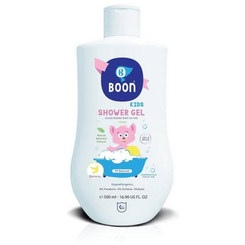 بون شاور جيل اطفال 500مل موز - Boon Kids Banana Shower Gel (500ml)