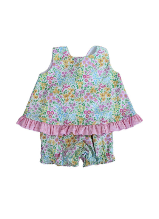 Abby Sunflower Bloomer Set
