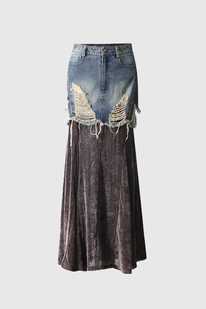 Skirt / Gray / S