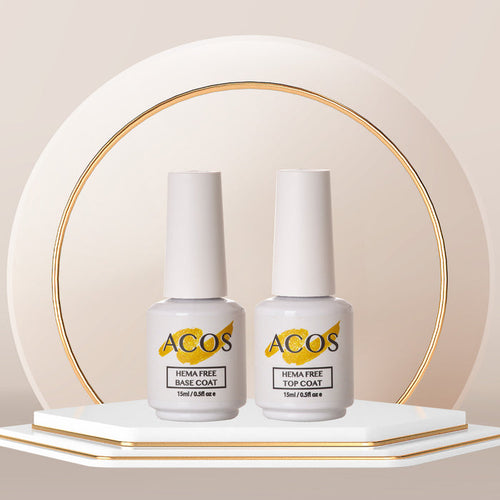 ACOS Base Coat + Non Wipe Top Coat  (Hema Free) - Lashmer