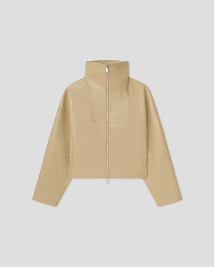 Alonza - Okobor™ funnel neck jacket - Yellow