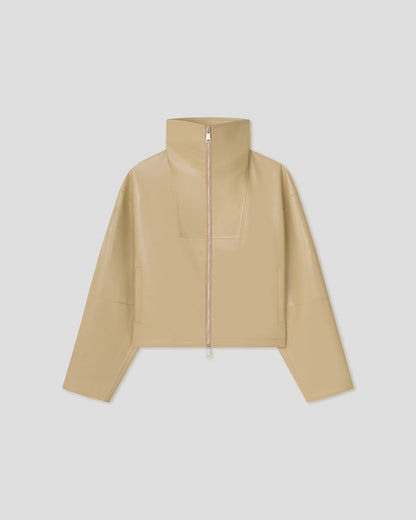 Alonza - Okobor™ funnel neck jacket - Yellow