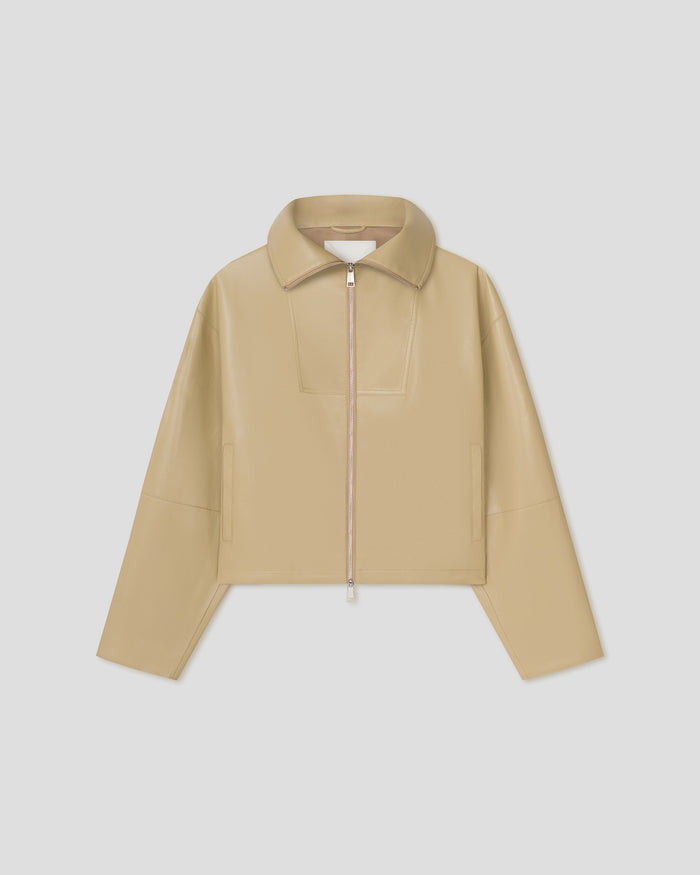 Alonza - Okobor™ funnel neck jacket - Yellow