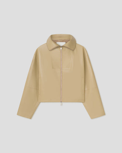 Alonza - Okobor™ funnel neck jacket - Yellow
