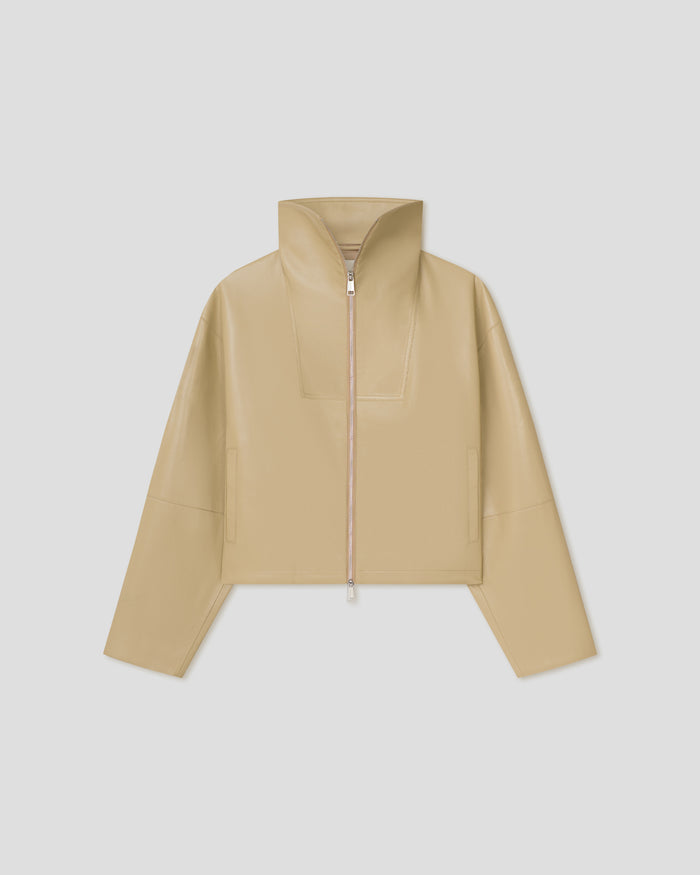 Alonza - Okobor™ funnel neck jacket - Yellow
