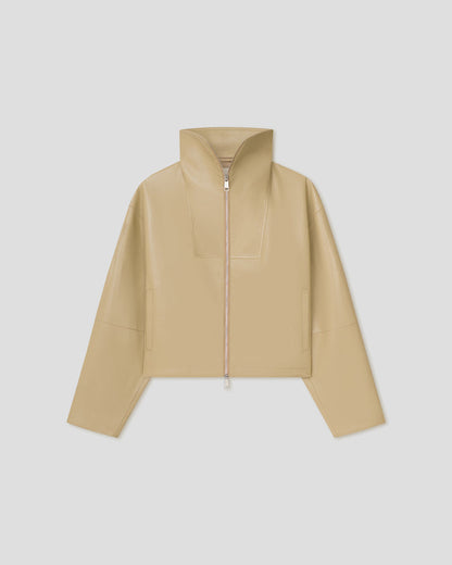 Alonza - Okobor™ funnel neck jacket - Yellow