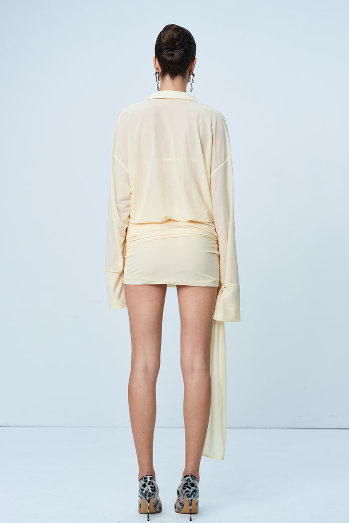 Anik Ruch Mesh Mini Dress