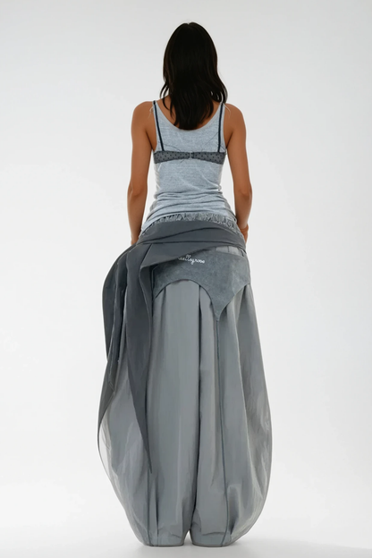 Anouk Asymmetric Deconstruct Barrel Pants