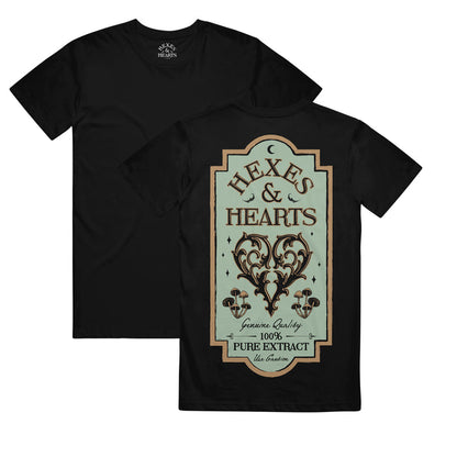 Apothecary - Black T-Shirt front and back