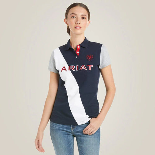 Ariat SS24 Womens Taryn Short Sleeve Polo - Baked Apple - L