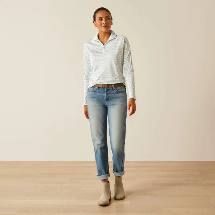 Ariat SS25 Ladies Sunstopper 3.0 1/4 Zip Baselayer
