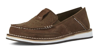6 / Regular / Brown Suede Floral