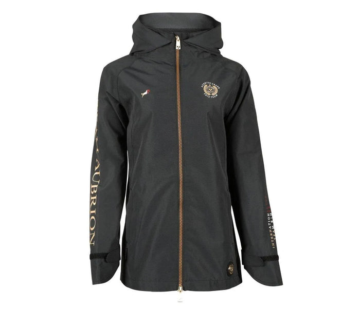 Aubrion SS24 Team Waterproof Jacket - Young Rider - Black - 11/12 Years