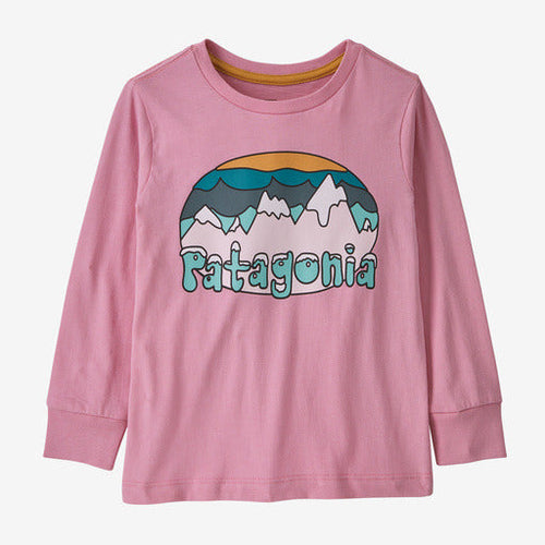 Baby Long-Sleeved Regenerative Organic Certified™ Cotton Fitz Roy Flurries T-Shirt