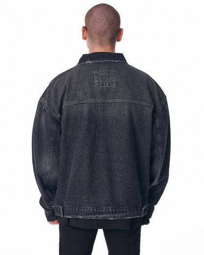 Big Pockets Zip Denim Jacket (6)