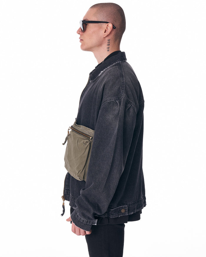 Big Pockets Zip Denim Jacket (7)