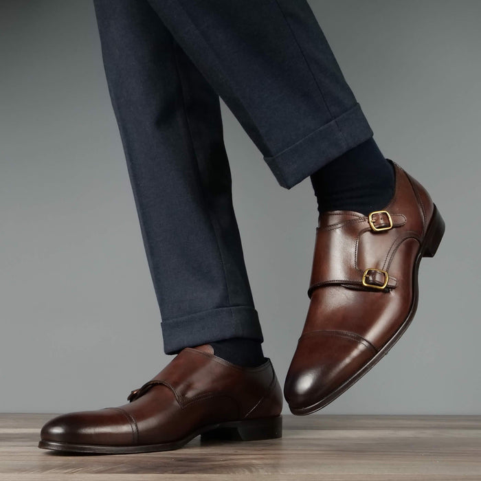 Bourne Monk Strap Brown SB