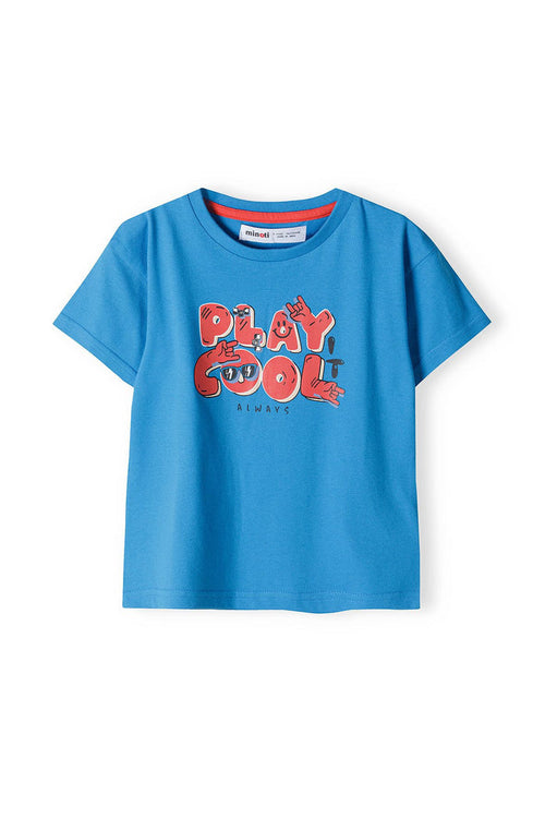Play Cool Graphic T-Shirt, Blue - 1