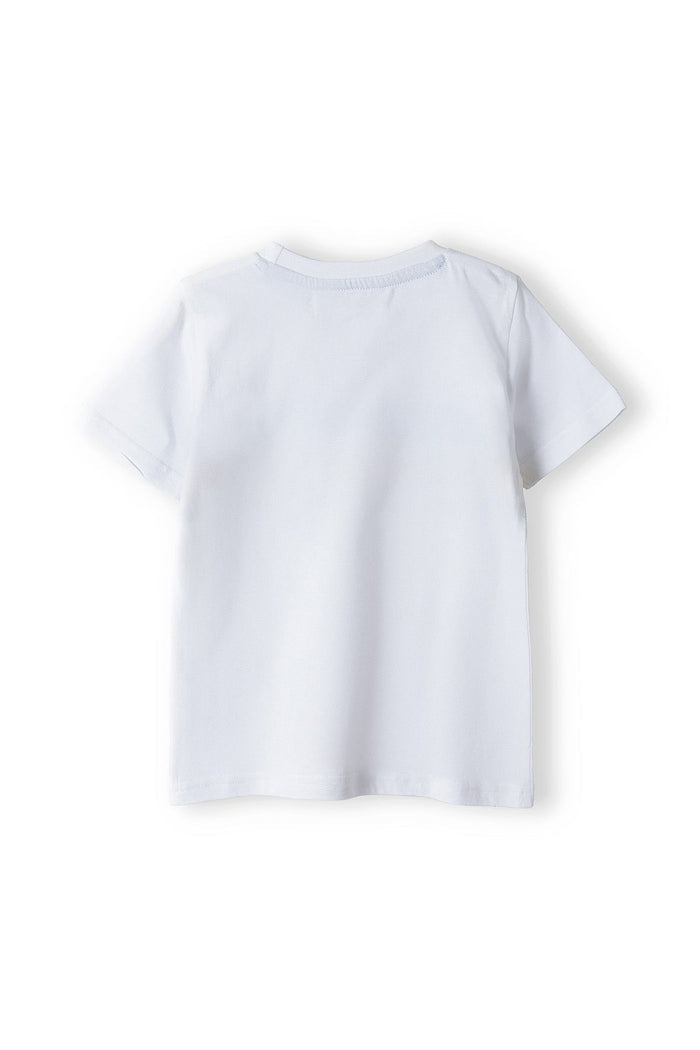 Short Sleeve T-Shirt, Surf Team Cali Stripes, White - 2