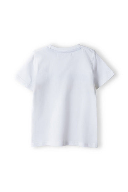 Short Sleeve T-Shirt, Surf Team Cali Stripes, White - 2