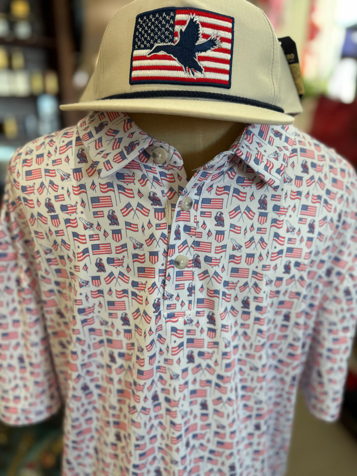 BURLEBO Polo Performance Outdoor Shirt | Multiple Patterns