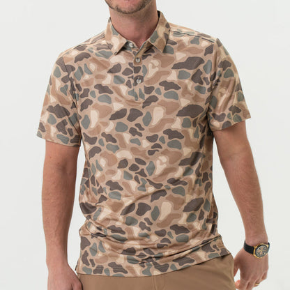 BURLEBO Polo Performance Outdoor Shirt | Multiple Patterns