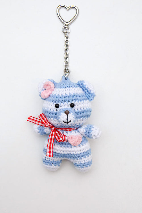 Button Bear Bag Charm