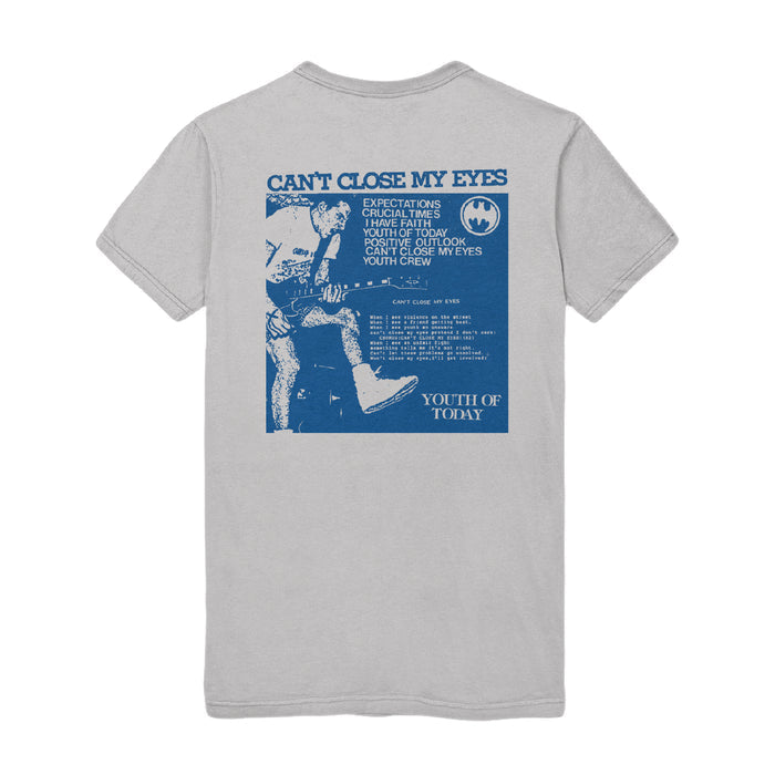 youth of today Can't Close My Eyes Live - Light Grey T-Shirt back