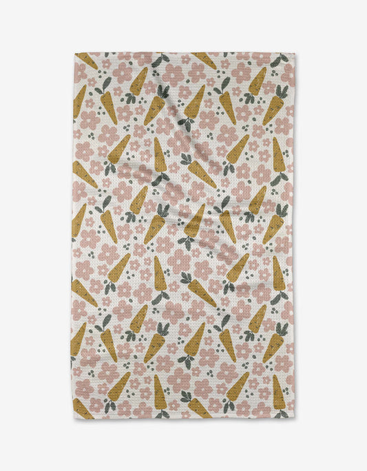 Carrot Patch Tea Towel