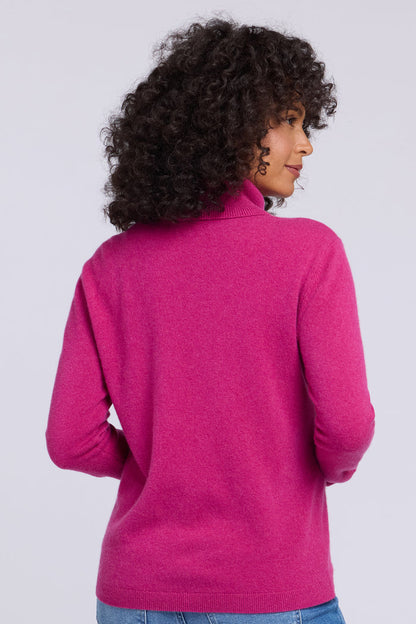 Cashmere Essential Turtleneck Sweater - Jazzy