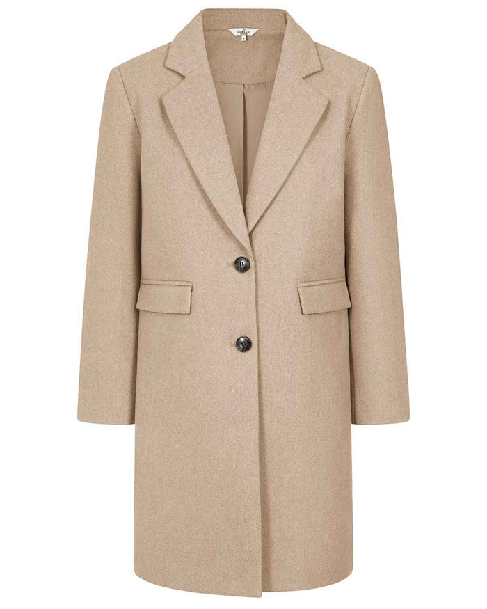 Cassandra Lined Coat - Camel - Image 4 - The Classic Boutique