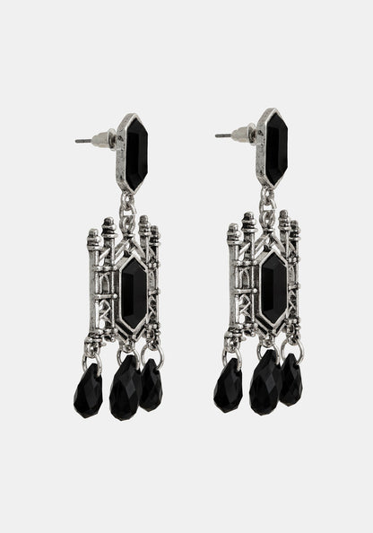 Cathedral Stone Drop Dangle Earrings