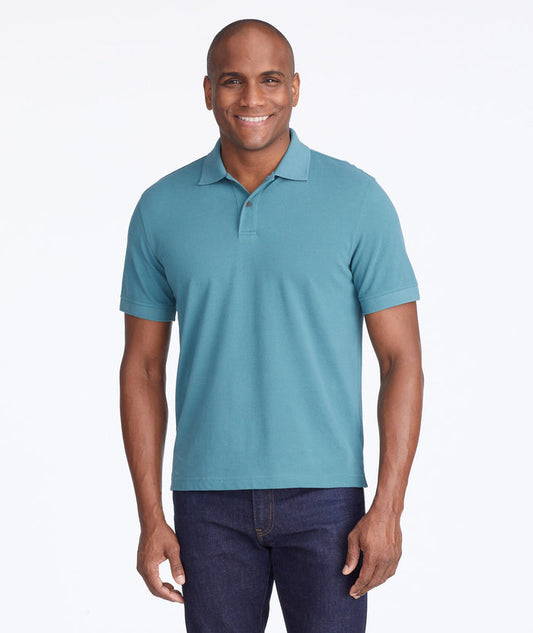 Model wearing a Light Green Classic Pique Polo
