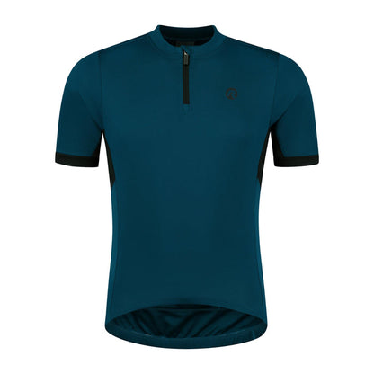Rogelli Core fietsshirt heren blauw korte mouw voorkant.