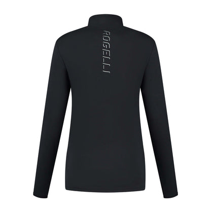 Rogelli Core hardlooptop lange mouw dames zwart achterkant.