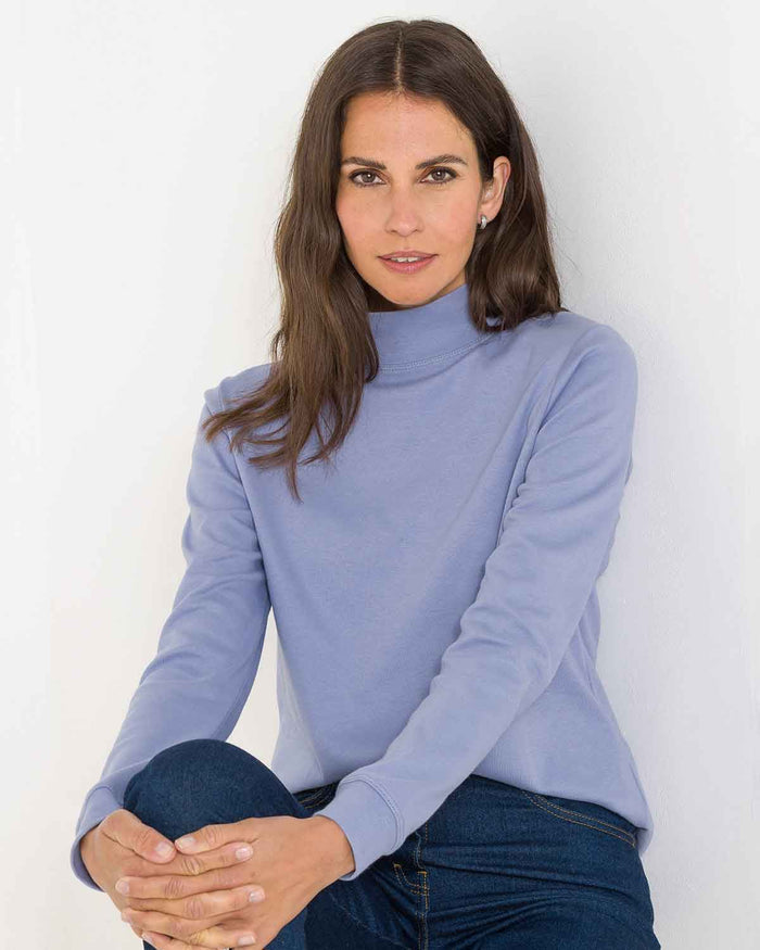 Cotton Turtle Neck Tops - Dahlia - The Classic Boutique