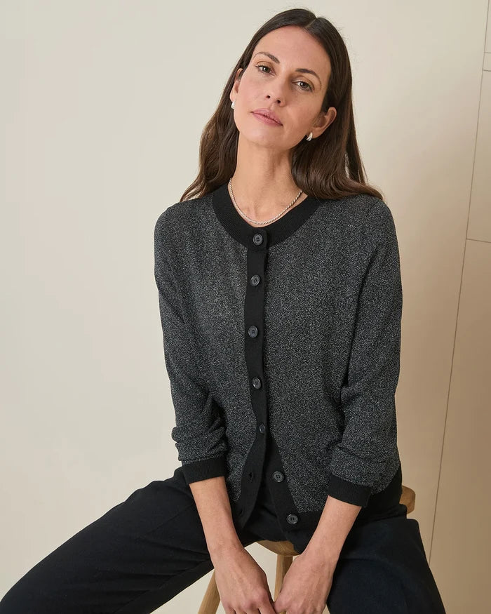 Crystal Short Style Sparkle Cardigan